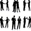 20482385 - business team silhouette collection
original vector illustration
people silhouette sets