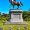 38217052 - boston common george washington monument at massachusetts usa